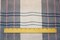 Blue-White-Multi Famous Maker Cotton Plaid Double Gauze Woven Fabric By the Yard